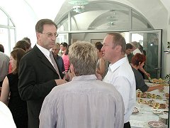 Kaltes B&uuml;ffet im Foyer