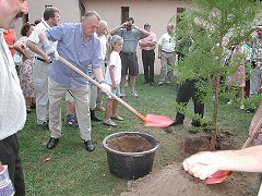 Vorsitzender Rolf Rohde bei der Arbeit