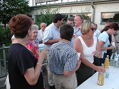 Aperitif zur Begr&uuml;&szlig;ung